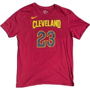 Nike Dri-fit Lebron James Cleveland Cavaliers Shirt Size XL